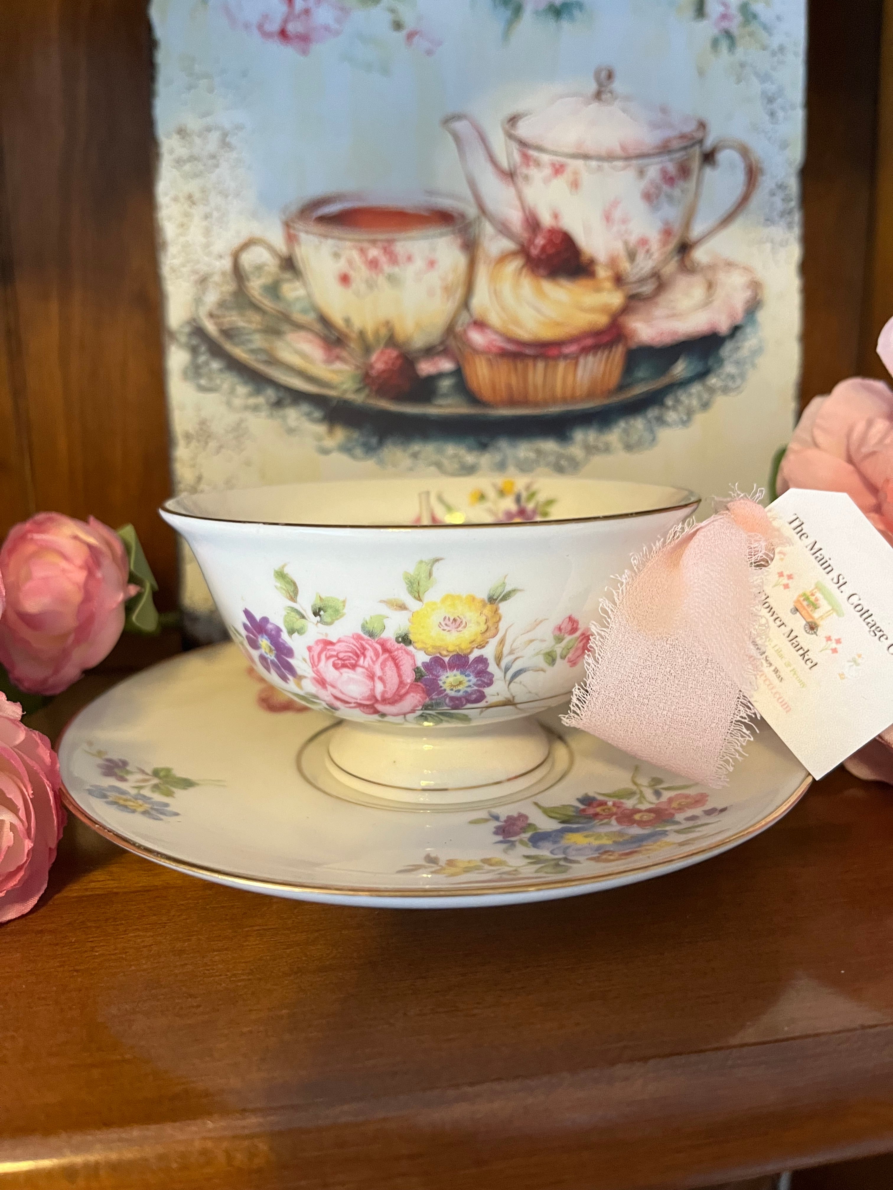 Vintage Teacup Candles