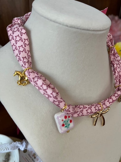 Blushing Meadow Mama Cottage Charm Necklace