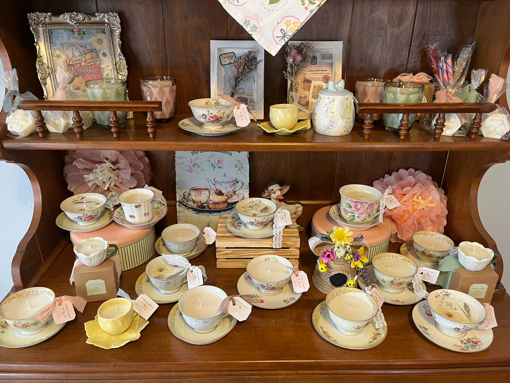 Vintage Teacup Candles