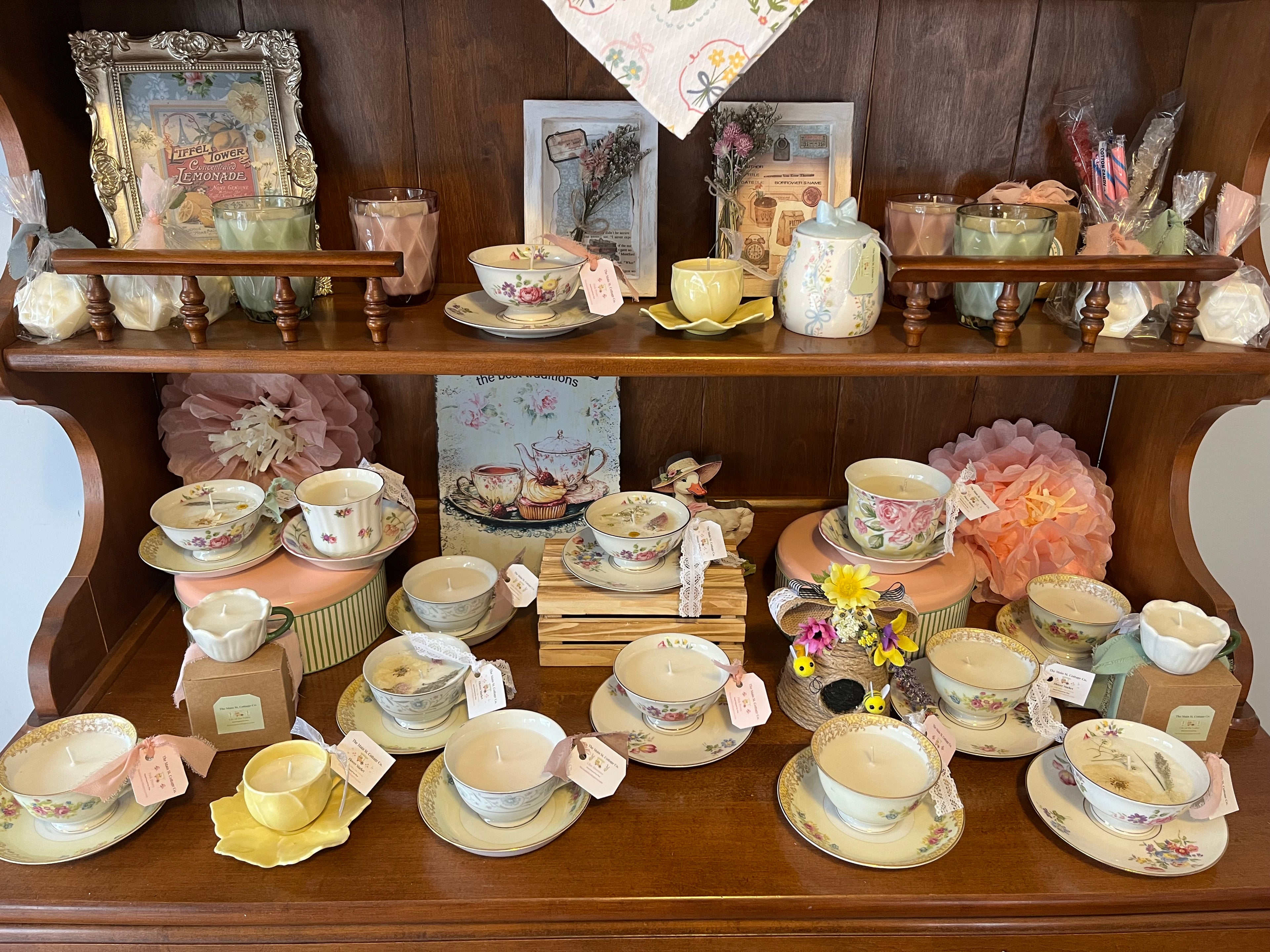 Vintage Teacup Candles
