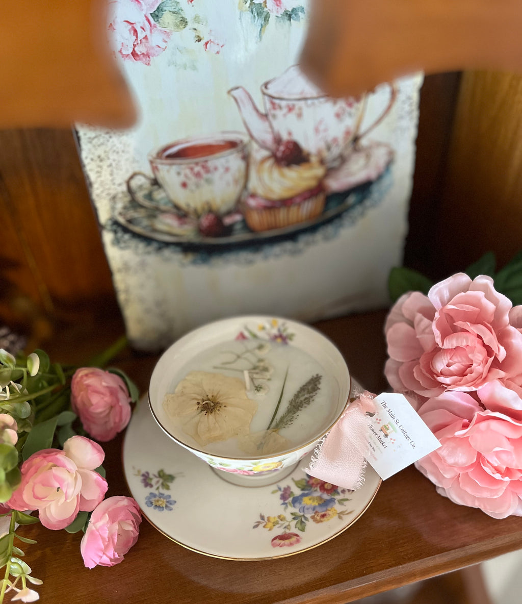 Vintage Teacup Candles