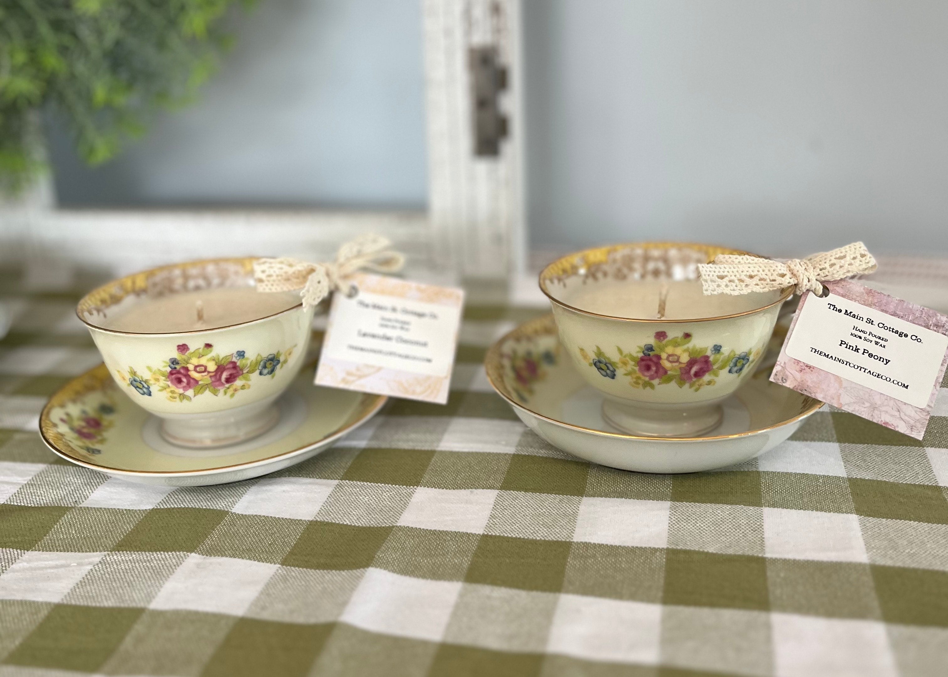 Vintage Teacup Candle