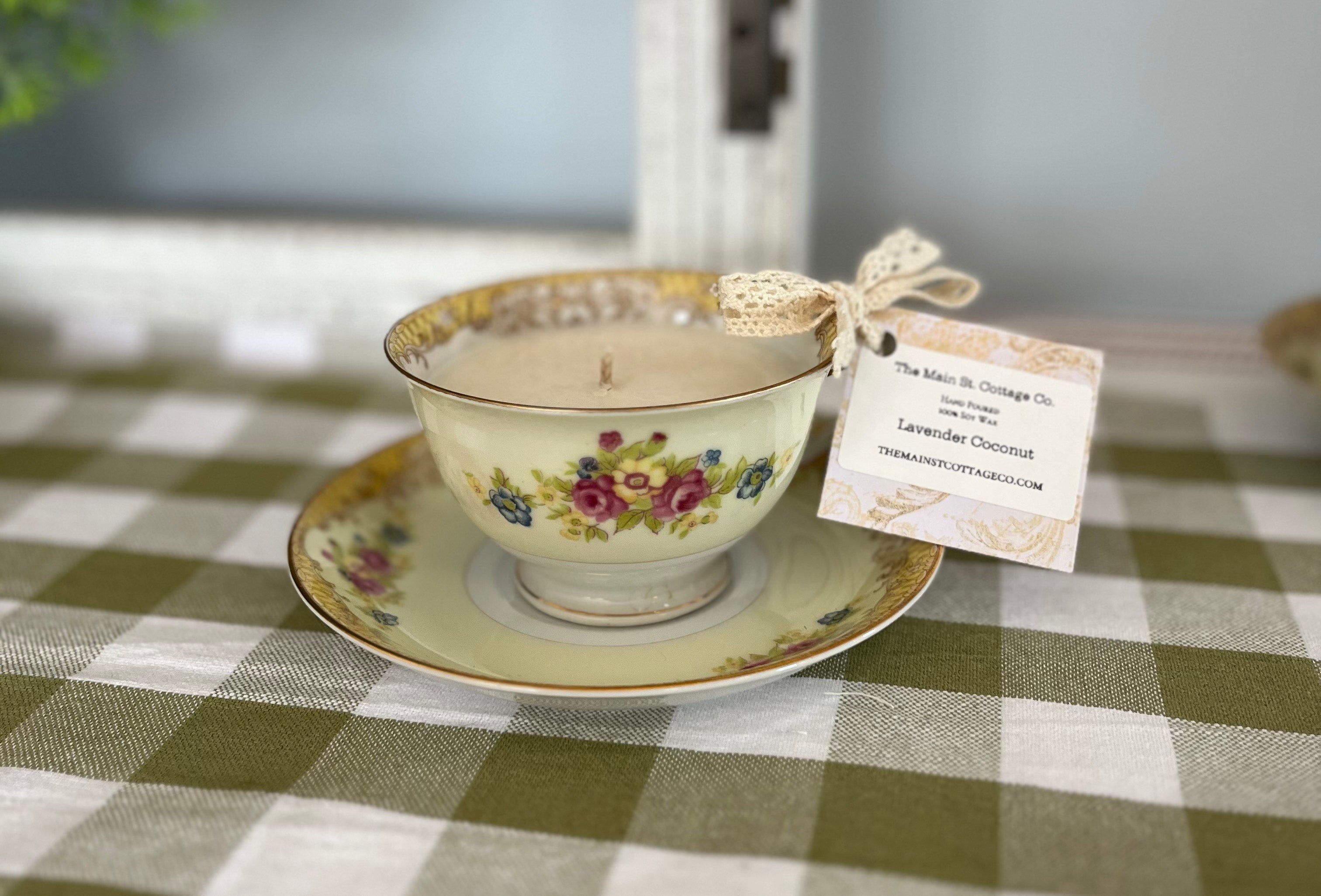 Vintage Teacup Candle