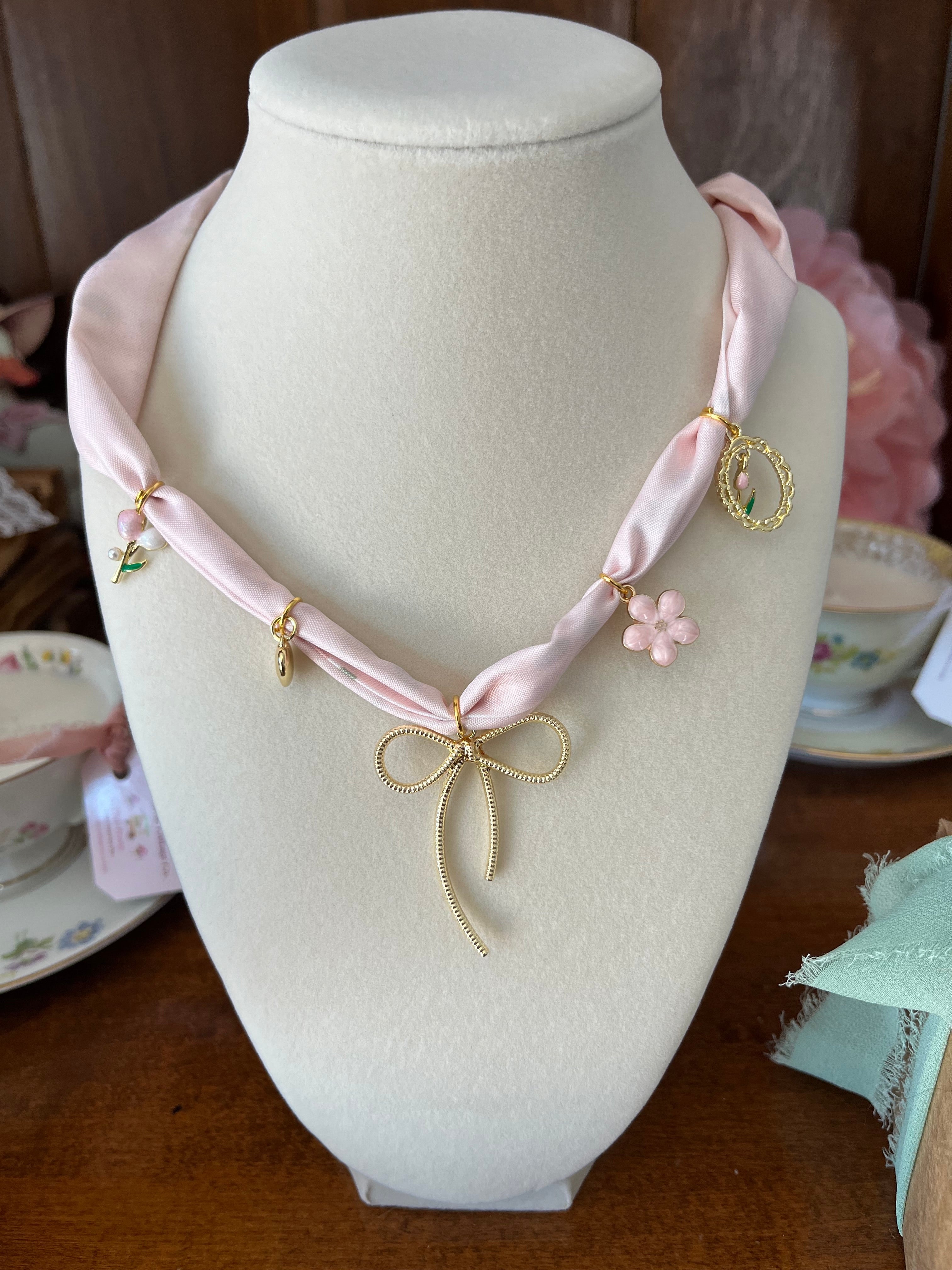 Petals & Positivity Cottage Charm Necklace