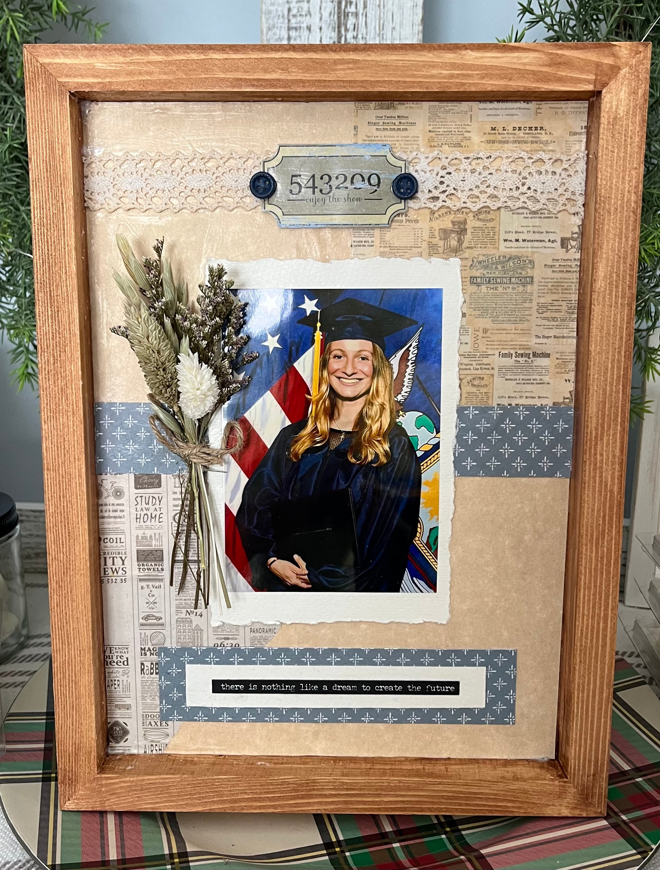 Personalized Milestone Shadow Box Frame