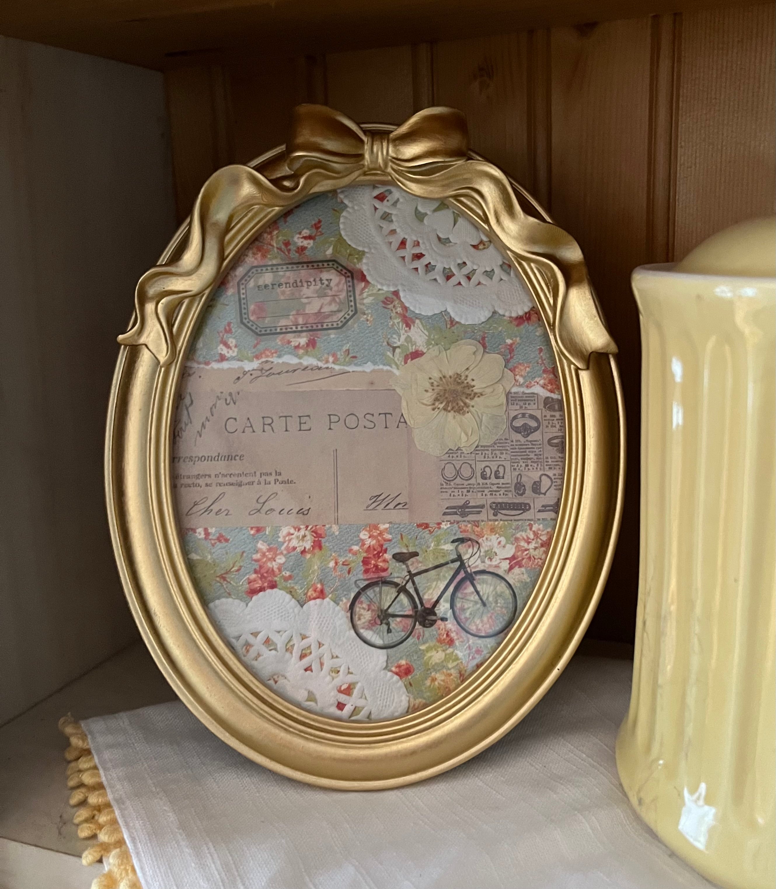 Carte Postale Vintage Frame