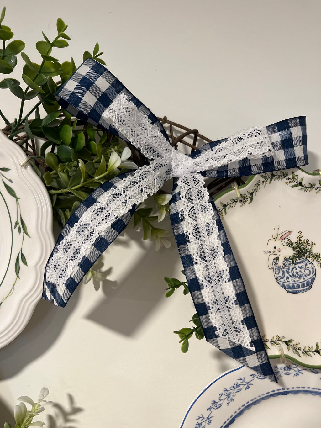 Vintage Plate Wreath