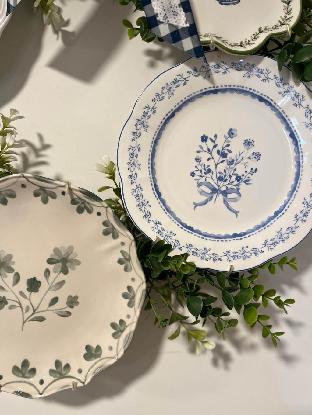 Vintage Plate Wreath