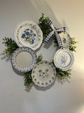 Vintage Plate Wreath