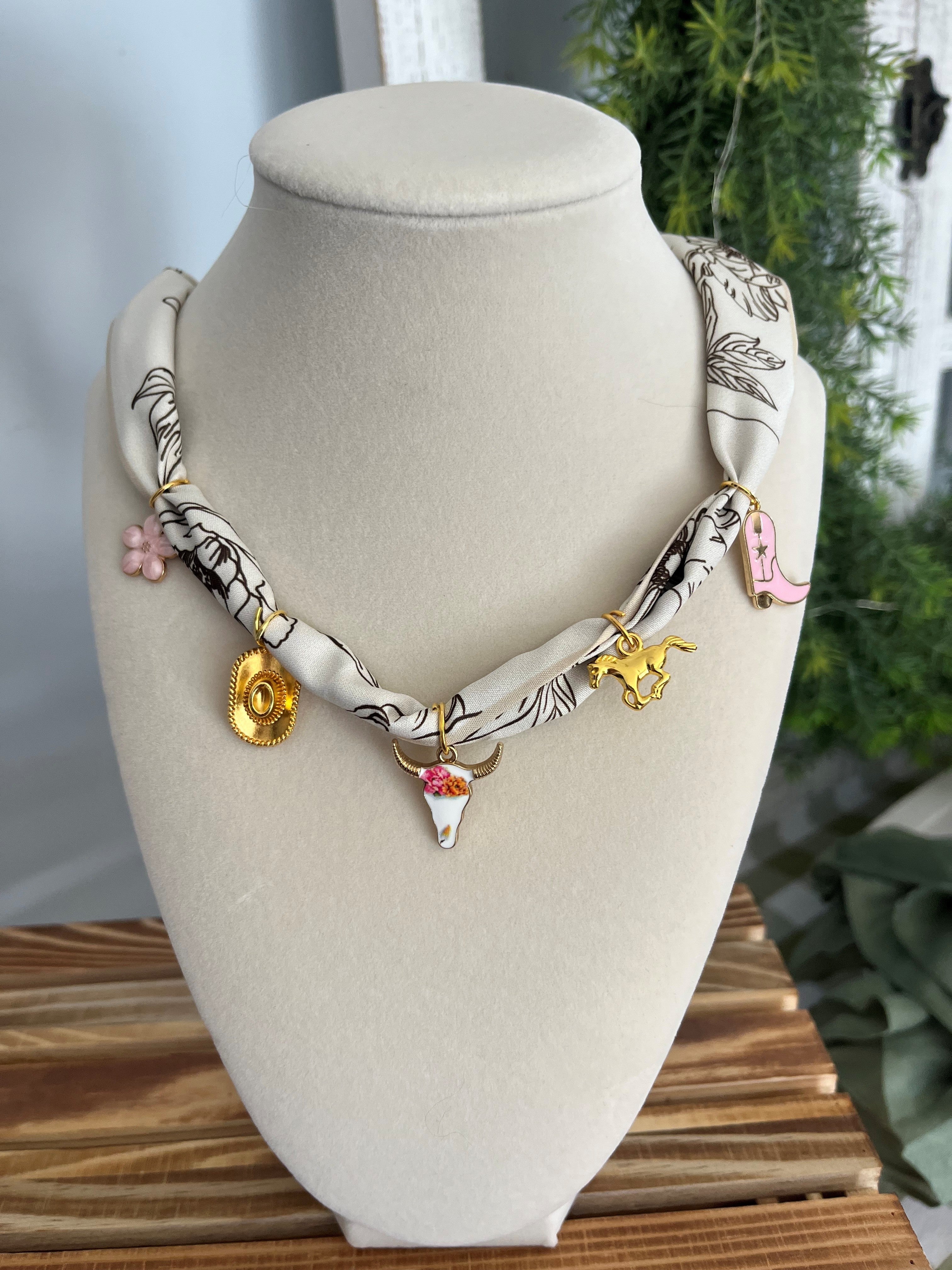 Wildflower Ranch Cottage Charm Necklace